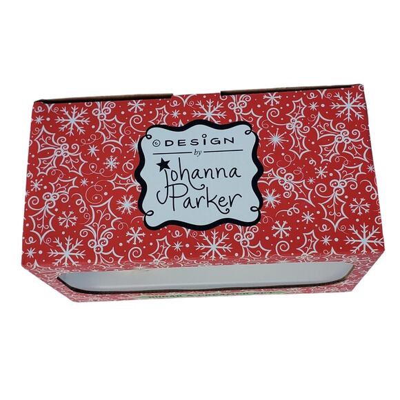 Johanna Parker Transpac Christmas Santa Creamer Sugar Set Retro Nostalgic Gift - Picture 10 of 11